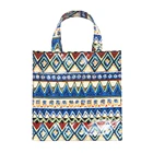 Design Good PVC Medium And Shoulder Bag Colored "Z" Lattice Design For Shopping