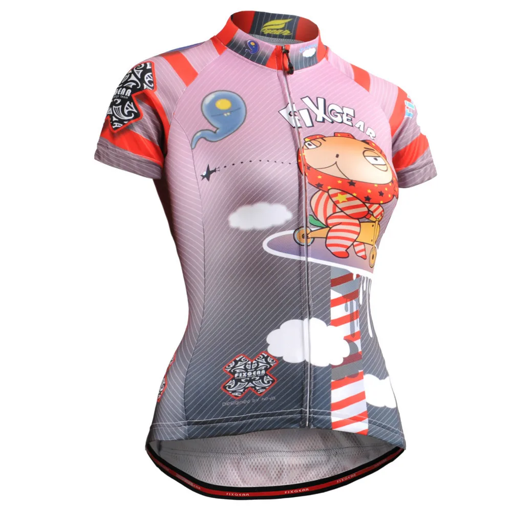 Hot Novel Cycling Jerseys women's Cycling Jersey Shirt Short Sleeve Breathable/Quick-dry Ropa Ciclismo For Summer Bike Sport