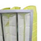 Factory price custom f8 aluminum frame industrial medium bag air filter pocket for dust collecting