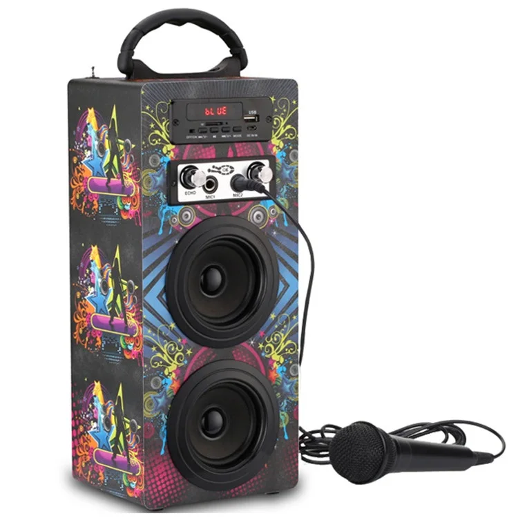 portable speaker with karaoke