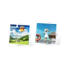Wholesale OEM Items Square Shape Custom Clear Plastic Blank Acrylic Photo Frame Fridge Magnet