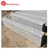 G603 granite slabs flamed kerbs, cheap China grey granite kerbstone for steps