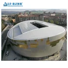 design prefab steel structure space frame basketball gymnasium/indoor stadium