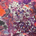 Heat Transfer Printing For Polyester On Fabric Flower Printed Scarf