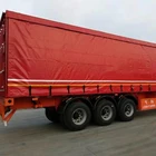 100% Polyester Custom Made 100%polyester 900g Pvc Tarpaulin For Truck Side Curtain