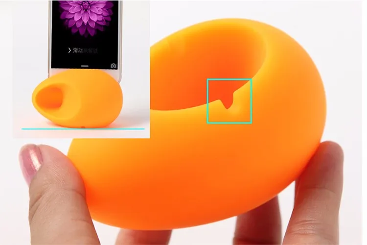 custom portable egg shape silicone amplifier - ANKUX.COM