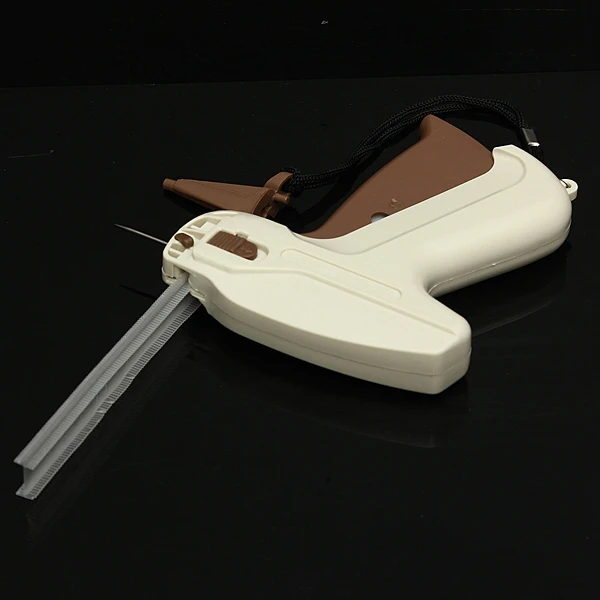 Brand New Clothes Garment Price Label Tagging Tag Gun+1000 Barbs Fastener White