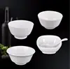 China Wholesale Melamine Dinner Bowl Plain White Soup Bowl Set