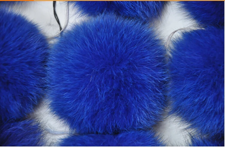 2016ファッション本物のキツネの毛皮のポンポンpomsボール用衣服アクセサリー仕入れ・メーカー・工場