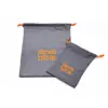 Professional produced custom size microfiber cloth packaging bag with drawstring