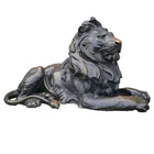 large outdoor custom bronze lion and tiger statues for sale