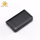 Short Money Wallet Credit Card Clip Holder Custom Logo PU Money Clip Wallet Credit Card Holder Name Card Holder