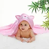 High quality 100% Cotton animal design hooded towel, Super soft bamboo fiber bath towel for Baby and Toddler