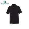 Top quality black no name blank plain golf polo casual tee shirt for men