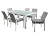 China Manufacturer Modern Cafe Restaurant Hotel Patio Outdoor Rattan Table And Chair Dining Table Sets