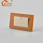 New 118 Type South American Standard 1 Gang 1 Way Wall Mounted Electrical Switch OEM Factory