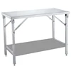 High Quality Utility Kitchen Stainless Steel Folding Work Tables For Kitchen Use
