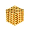 5mm high quality magnetic balls toy, 216pcs/box silver/gold/colorful plated magnetic steel balls
