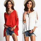 Office wear ladies oversize casual blouse Loose plus size asymmetry top women