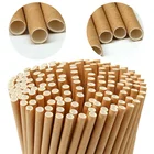 Bar Accessories Drinking Straws Wholesale Cheap Bulk Biodegradable Drinking Kraft Paper Straws