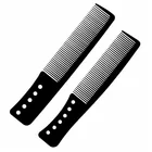 Cheap Price Anti-static Barber Hair Cutting Black Carbon Fiber Comb for Salon