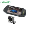 7inch mirror monitor with 2 ways av-in security camera system sony ccd car rear view camera