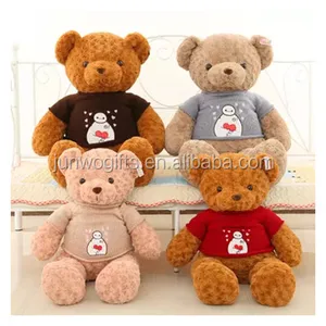stuffed toy plush animal bear with sweater custom plush teddy