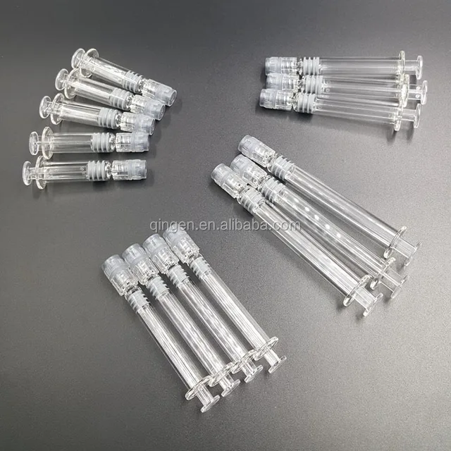 syringe for medical , hospital injector 1ml syringes glass tip