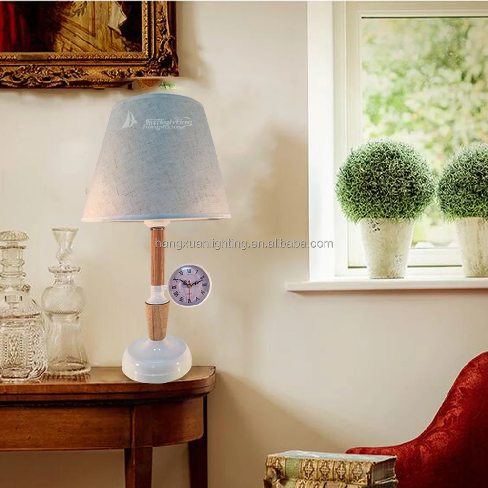 decorative modern custom fabric lampshades writing table lamp