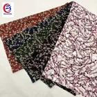 Charming plum blossom printed silk chiffon fabric printed print screen