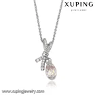 Alloy OEM Manufacturer Custom Logo Brass Chain 2017 Necklace Crystals from Swarovski