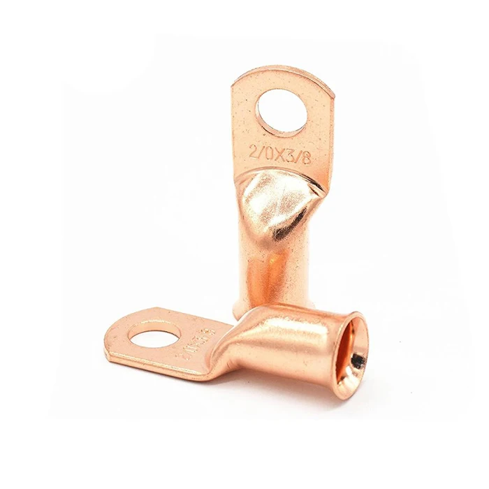 Copper Tube Lug Terminals Bell Mouth Battery Cable Ring Eyelets Various Sizes