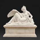 Life size weeping angel garden large marble statues