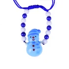 漫画クリスマスおもちゃ点滅サンタクロースリストバンド Led 子供ブレスレットクリスマス led ブレスレット