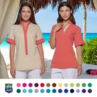 Colorful beauty sets of Tunic Women Salon uniform SPA uniform