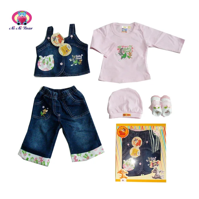 new born baby clothes gift set 5 pcs sets for autumn 2017 sets