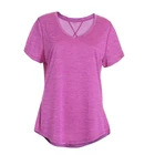 gym wear Solid Colors lady clothing Yoga Crop Top