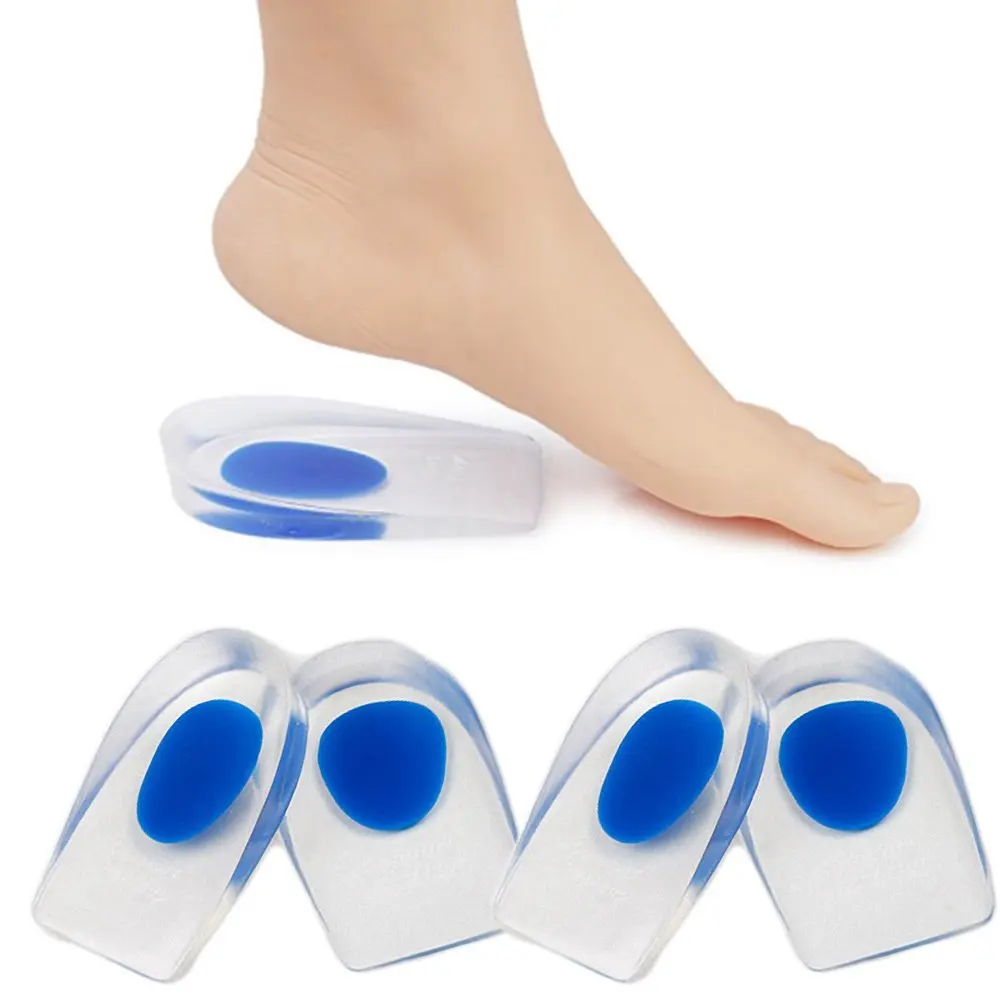 Gel Heel Cups Plantar Fasciitis Inserts Silicone Heel Cup Pads For