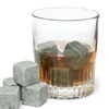 8pcs Whisky Rocks Whisky Stones Beer Wine Stones Whisky Ice Stones Bar Accessories with a Pouch