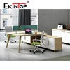 Ekintop Hot sale in USA modern design 2 person office partitions cubicles desk