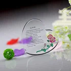 Heart-shaped carving wholesale birthday gift wedding gift crystal