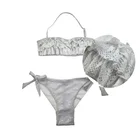 OEM Custom Breathable Beachwear Summer Two Pieces Swimsuit Fashion Hot Ladies Swimwear Bikini