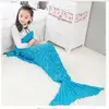 Mermaid Plaid Quilt Mermaid Tail Blanket fleece throw plush plaid sofa Bed fluffy bedspread cover bed knit Mermaid Blanket