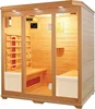 4 person loss weight infrared solid wooded sauna room