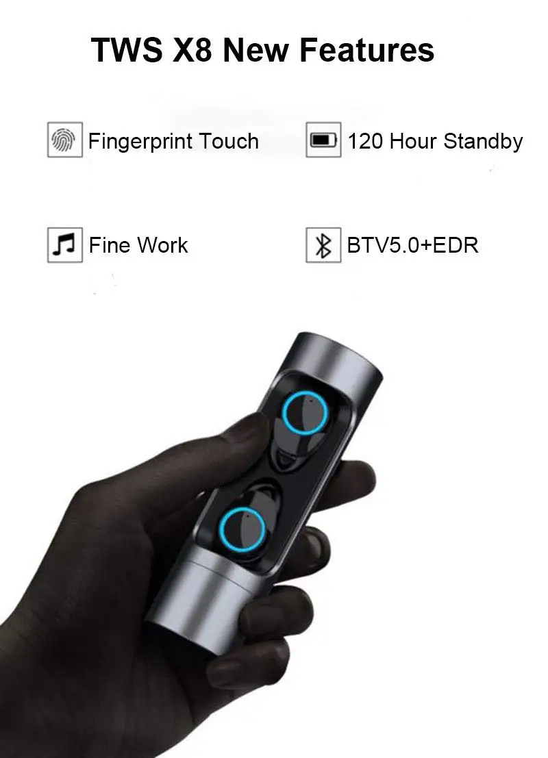 Hot Selling Bluetooth Earphone Super Long Standby Bluetooth Headset High Quality Phone Headset - ANKUX.COM