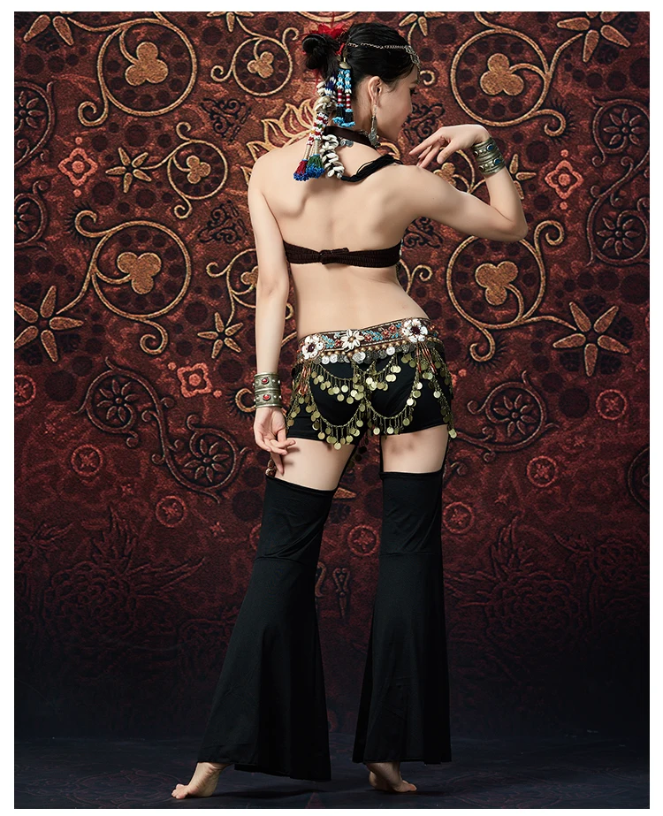 New Performing Tribal Outfit Style Tribal Belly Dance Costume