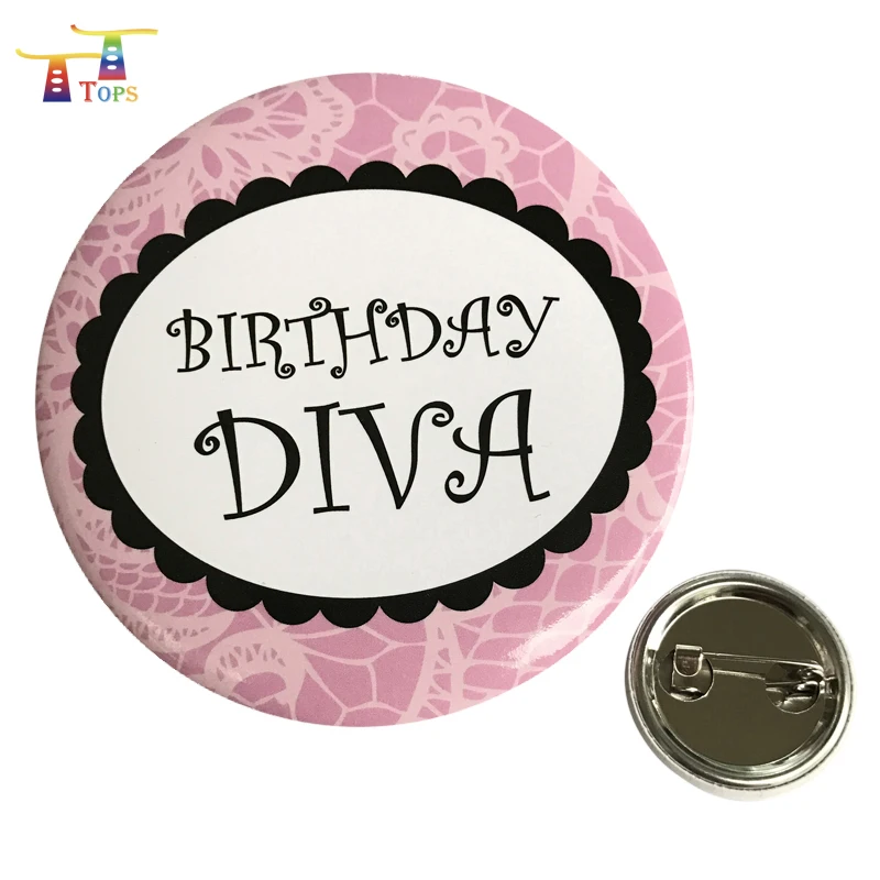 logo mothers day gifts crafts acrylic round badges alphabets