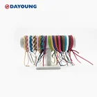 Multi color PU material size adjustable hand woven Pest control Knitted Insect repellent Anti mosquito Wristband