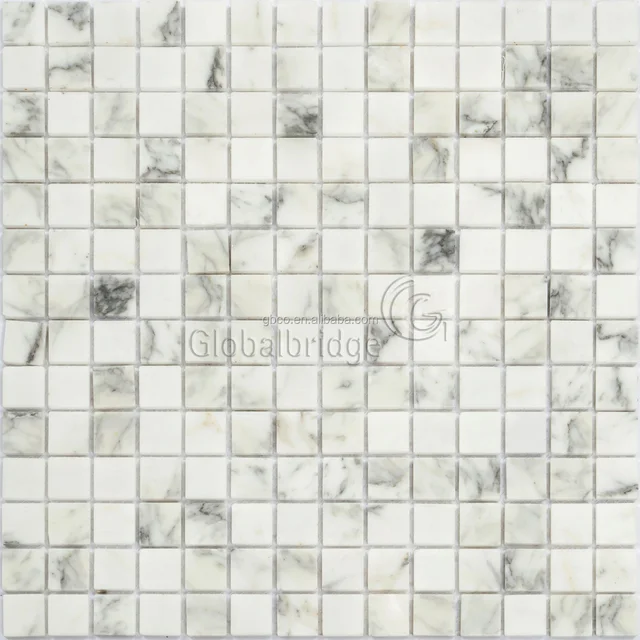 Mosaic tile white marble price natural stone backsplash stone mosaic manufacturers