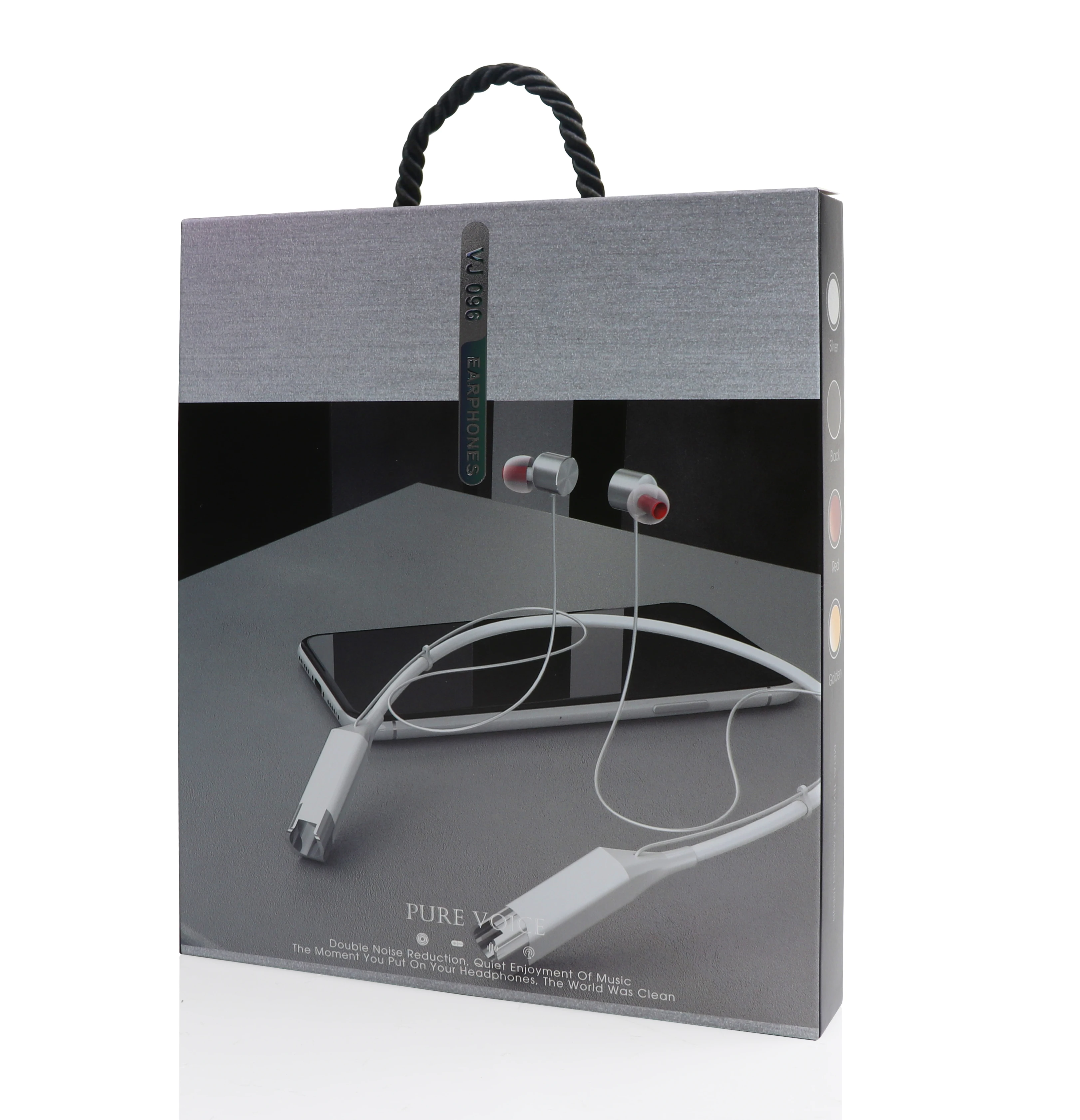 Blue tooth Headphone Neckband In-Ear Earphones VJ096 Wireless Sports Magnetic Earbuds With Mic - ANKUX.COM